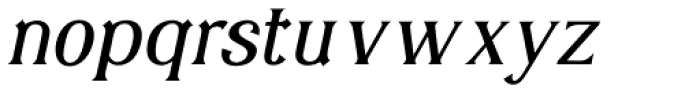 Quadrim Light Italic Font LOWERCASE
