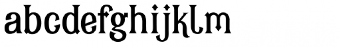 Quadrim Medium Condensed Font LOWERCASE