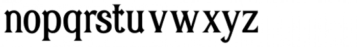 Quadrim Medium Condensed Font LOWERCASE
