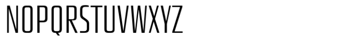 Quadro Compressed Light Font UPPERCASE