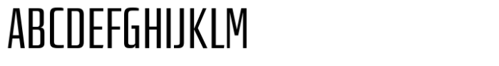 Quadro Compressed Regular Font UPPERCASE
