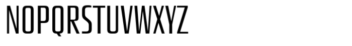 Quadro Compressed Regular Font UPPERCASE