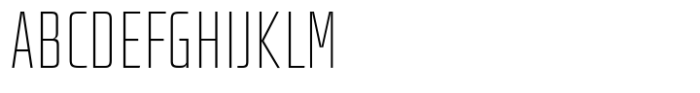 Quadro Compressed Thin Font UPPERCASE
