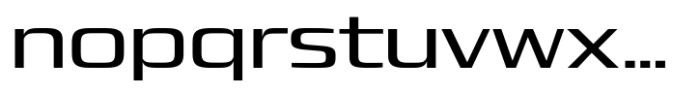 Quadro Moderate Regular Font LOWERCASE