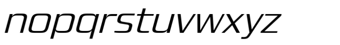 Quadro Normal Light Slanted Font LOWERCASE