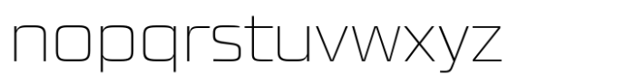Quadro Normal Thin Font LOWERCASE