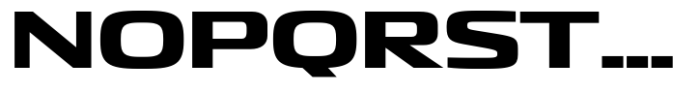 Quadro Wide Extra Bold Font UPPERCASE