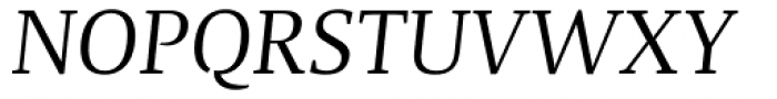 Quaestor Italic Font UPPERCASE