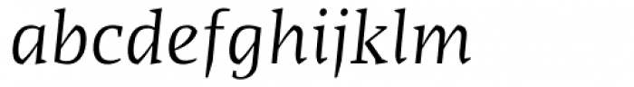 Quaestor Italic Font LOWERCASE