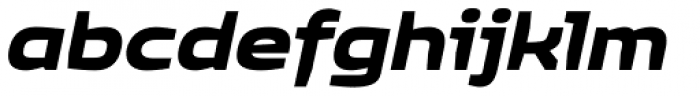 Quagmire Extended Bold Italic Font LOWERCASE