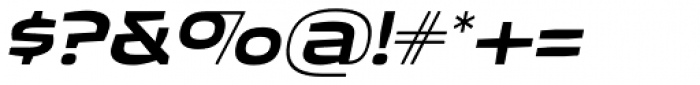 Quagmire Extended Medium Italic Font OTHER CHARS