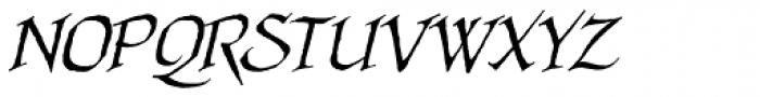 Quahog BB Italic Font UPPERCASE