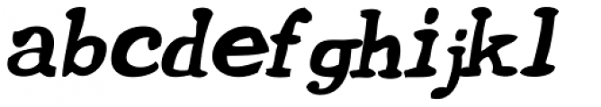 Quail Italic Font LOWERCASE