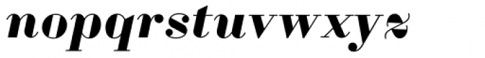 Quair Round Bold Italic Font LOWERCASE