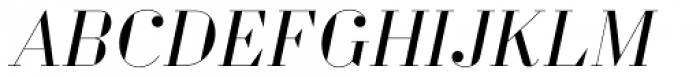 Quair Round Headline Italic Font UPPERCASE