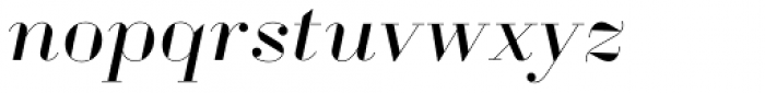 Quair Round Headline Italic Font LOWERCASE