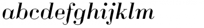 Quair Round Italic Font LOWERCASE