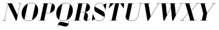 Quair Triangle Headline Bold Italic Font UPPERCASE