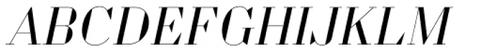 Quair Triangle Headline Italic Font UPPERCASE