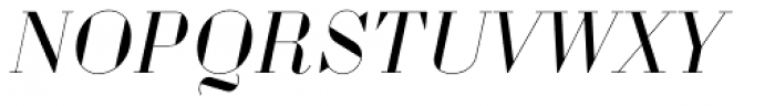 Quair Triangle Headline Italic Font UPPERCASE
