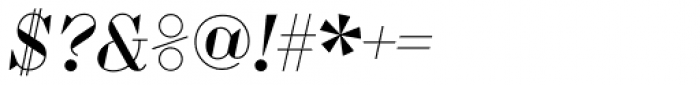 Quair Triangle Italic Font OTHER CHARS