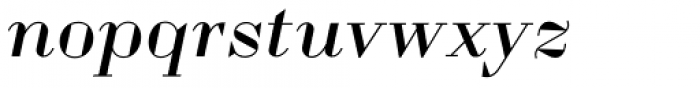 Quair Triangle Italic Font LOWERCASE