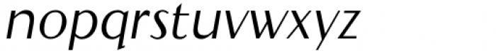 Qualettee Medium Italic Font LOWERCASE