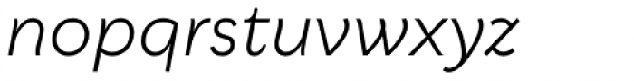 Qualion Book Italic Font LOWERCASE