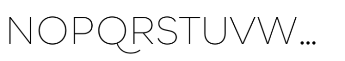 Qualion Neue Thin Font UPPERCASE