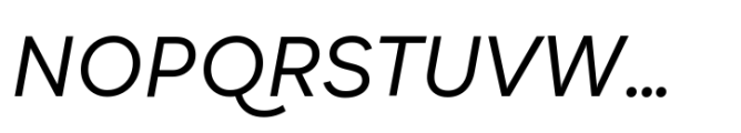 Qualion Neue Variable Italic Font UPPERCASE