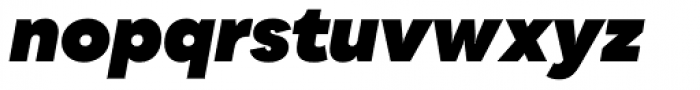 Qualion Oblique Black Font LOWERCASE