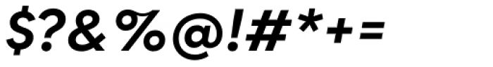 Qualion Oblique Bold Font OTHER CHARS