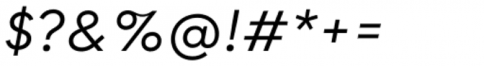 Qualion Oblique Regular Font OTHER CHARS