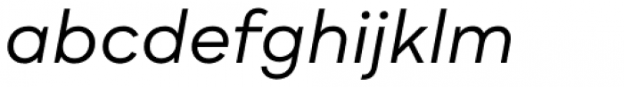 Qualion Oblique Regular Font LOWERCASE