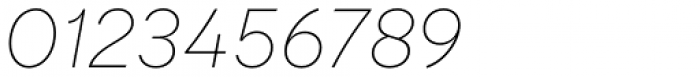 Qualion Oblique Thin Font OTHER CHARS