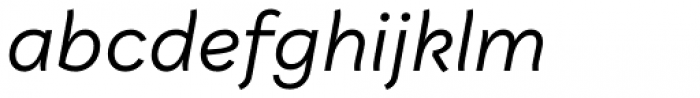 Qualion Regular Italic Font LOWERCASE