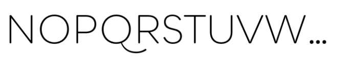Qualion Round Light Font UPPERCASE