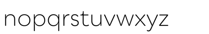 Qualion Round Light Font LOWERCASE