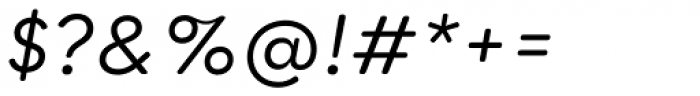 Qualion Round Regular Italic Font OTHER CHARS