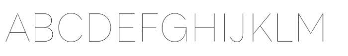 Qualion Text Hairline Font UPPERCASE
