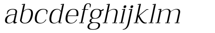 Qualitype Old Lamp Thin Italic Font LOWERCASE