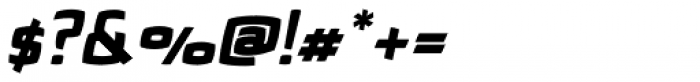 Quam Black Italic Font OTHER CHARS