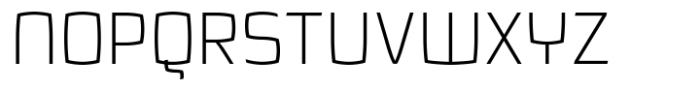 Quam Extra Light Font UPPERCASE
