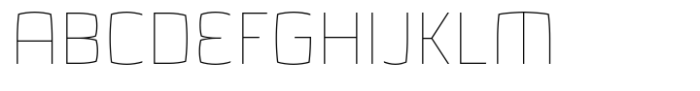 Quam Hairline Font UPPERCASE