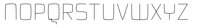 Quam Hairline Font UPPERCASE