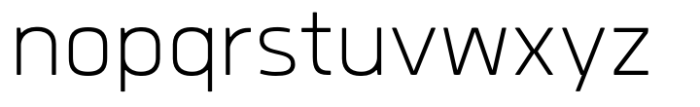 Quan Pro ExtraLight Font LOWERCASE