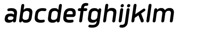 Quan Pro R Italic Font LOWERCASE