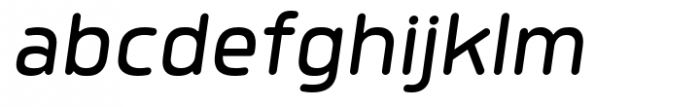 Quan Pro R SemiLight Italic Font LOWERCASE