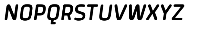 Quan Pro R Slim Italic Font UPPERCASE