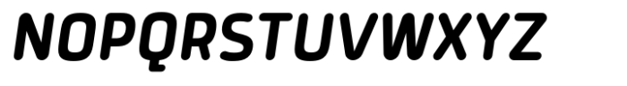Quan Pro R Slim Medium Italic Font UPPERCASE